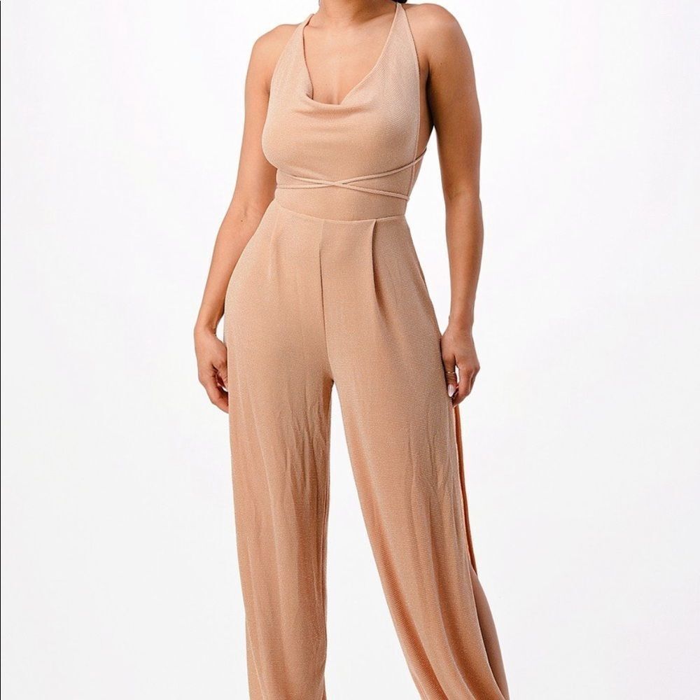 Side Slit Jumpsuit 